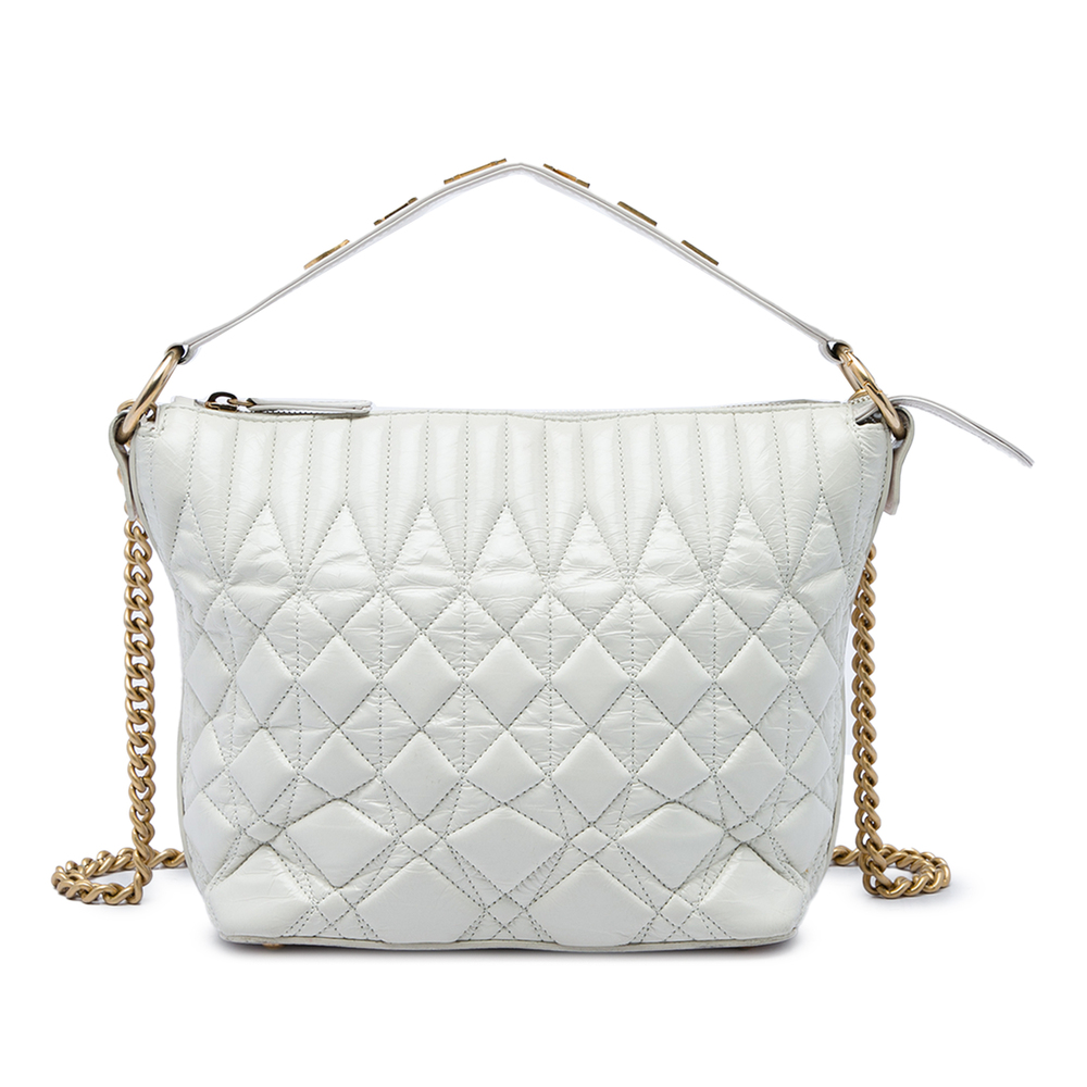 Pre-Loved Chanel Quilted Aged Calfskin State of the Art Hobo